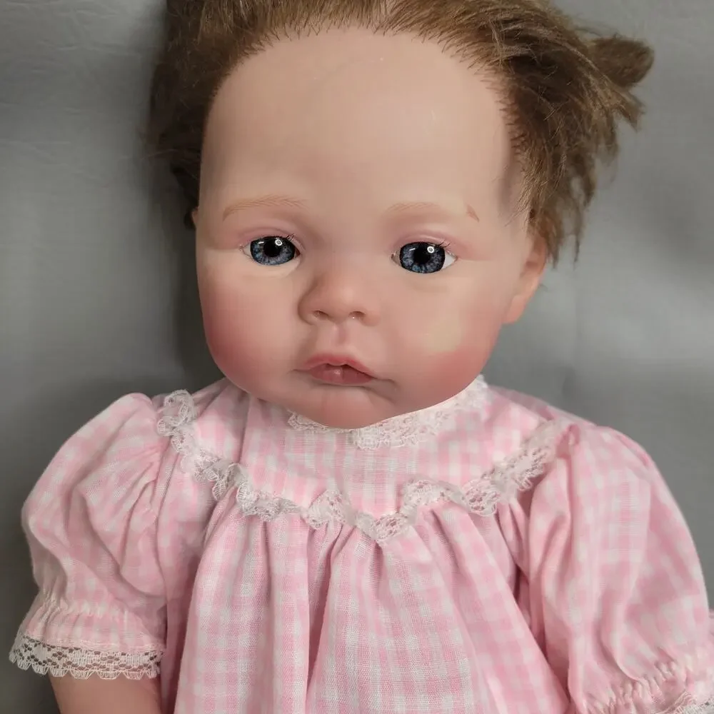 REBORN BABY DOLL by ANDREA ARCELLO Lifelike Realistic Girl Blue Eyes 18
